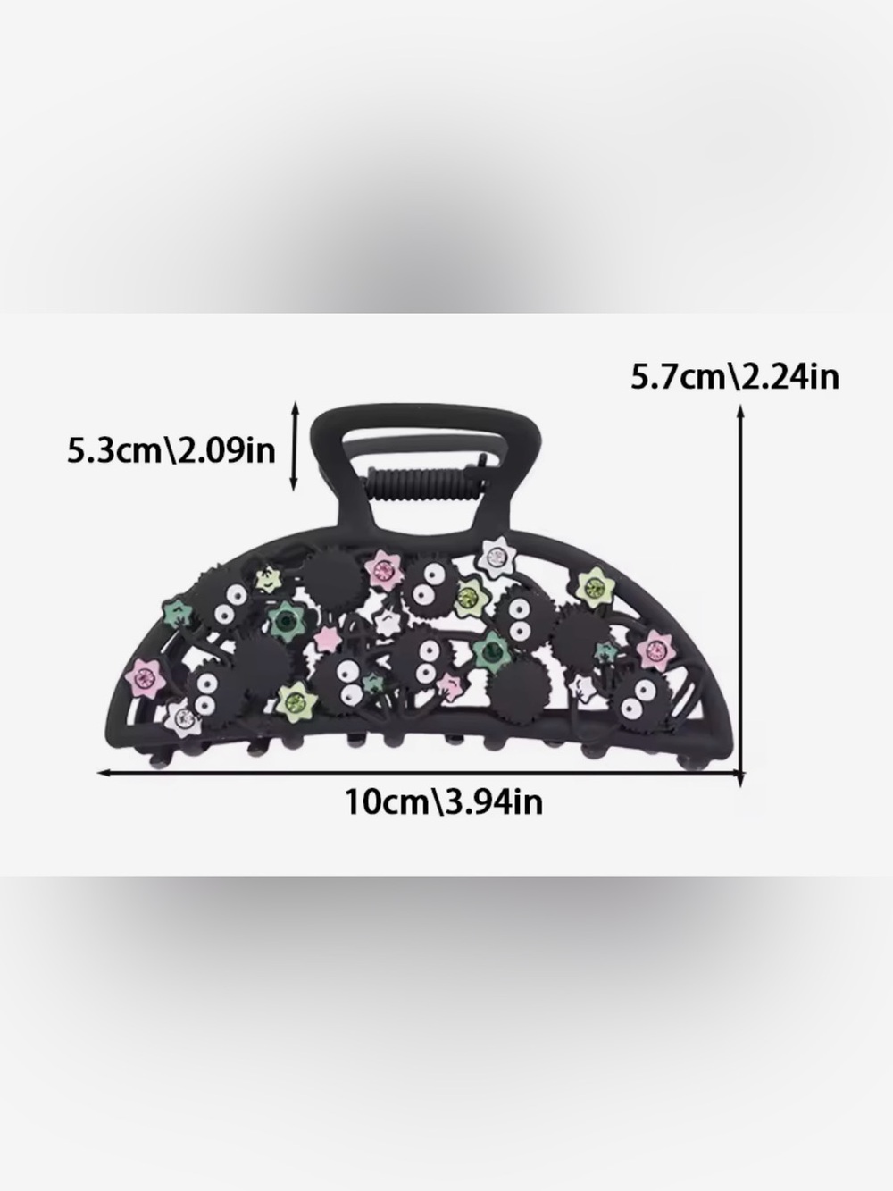 Studio Ghibli Soot Sprites Hair Claw Clip set - Picture 3 of 3